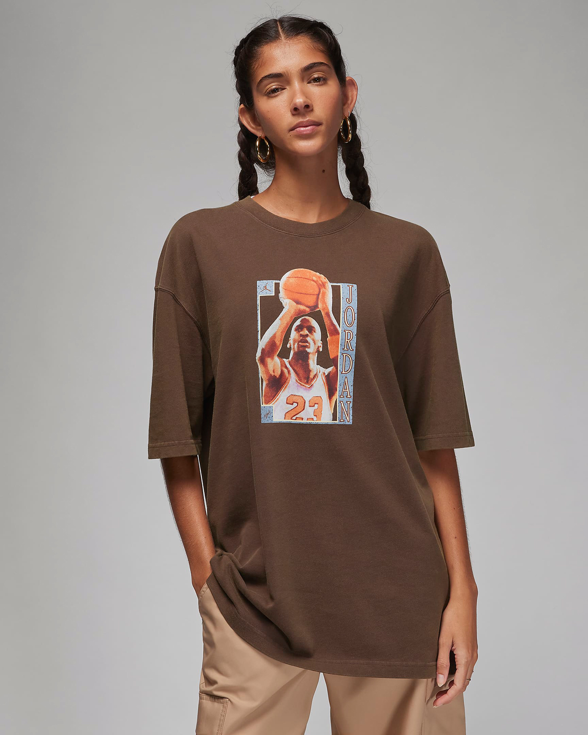 Jordan-Womens-Oversized-Graphic-T-Shirt-Cacao-Wow