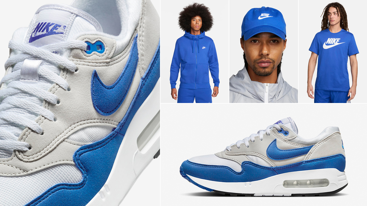 Nike-Air-Max-1-86-Royal-Blue-Outfits-Shirts-Hats-Clothing