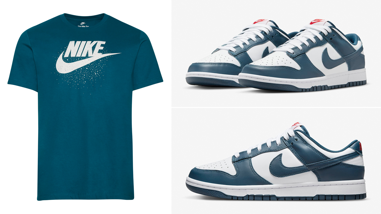 Nike Dunk Low Valerian Blue Shirt Outfit