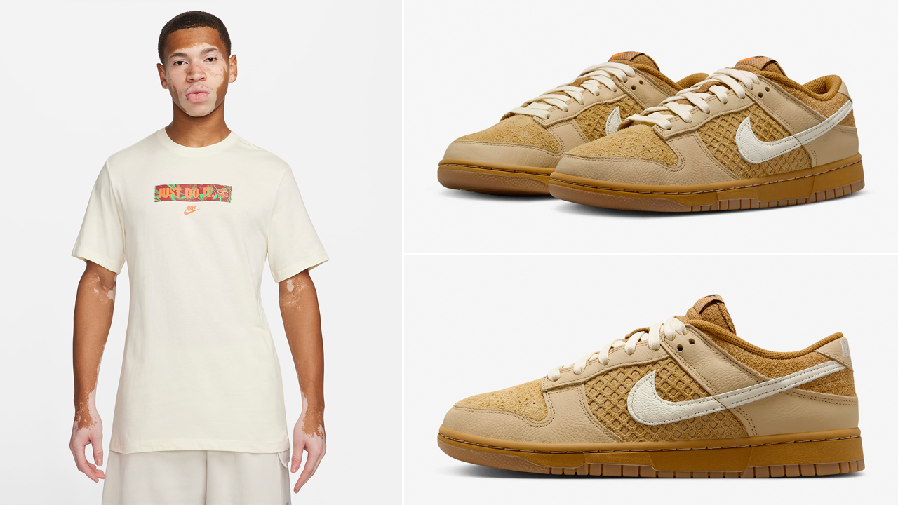 Nike-Dunk-Low-Waffle-Matching-Shirt