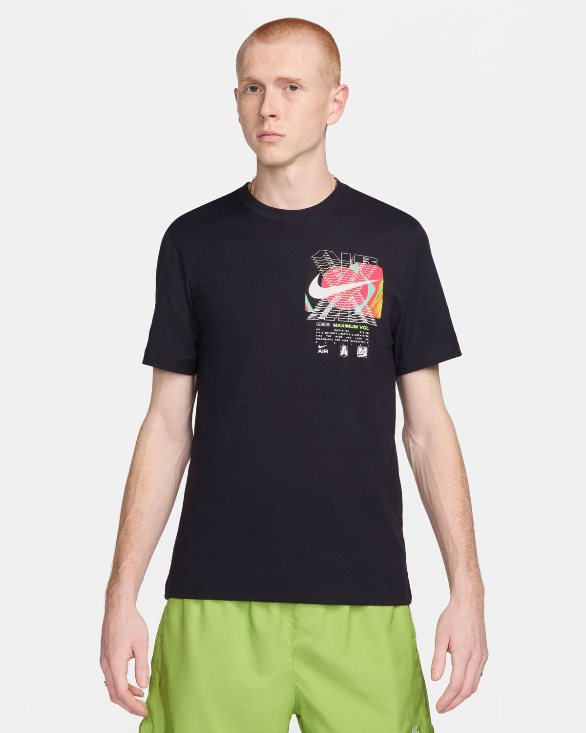 Nike-Sportswear-Max-Volume-T-Shirt-Black-Volt-Lava-1