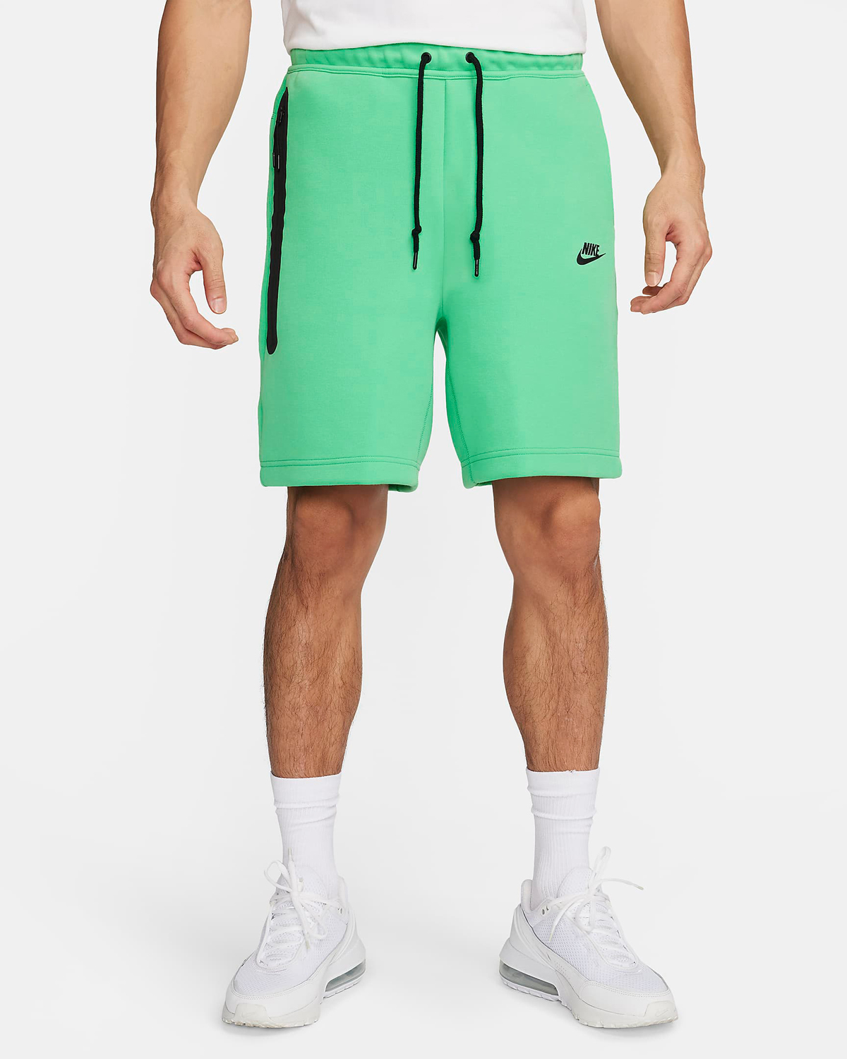 Nike-Tech-Fleece-Shorts-Green-Glow