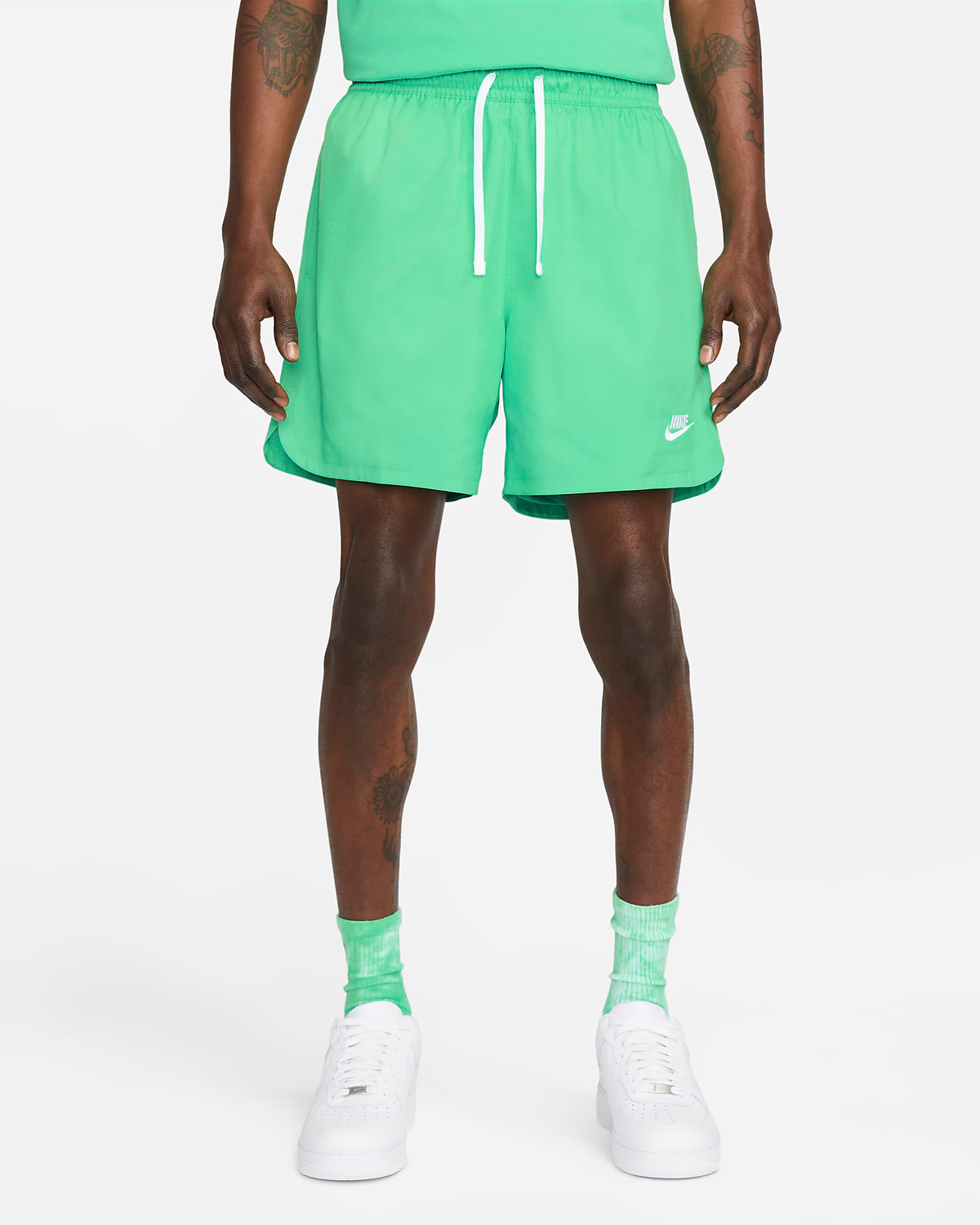 Nike Woven Flow Shorts Green Glow