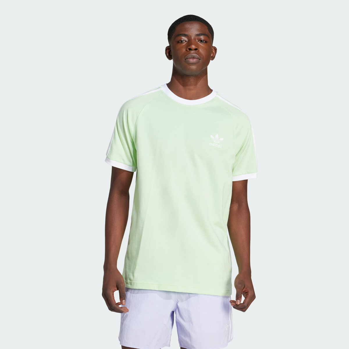 adidas Originals Adicolor 3 Stripes T Shirt Semi Spark Green