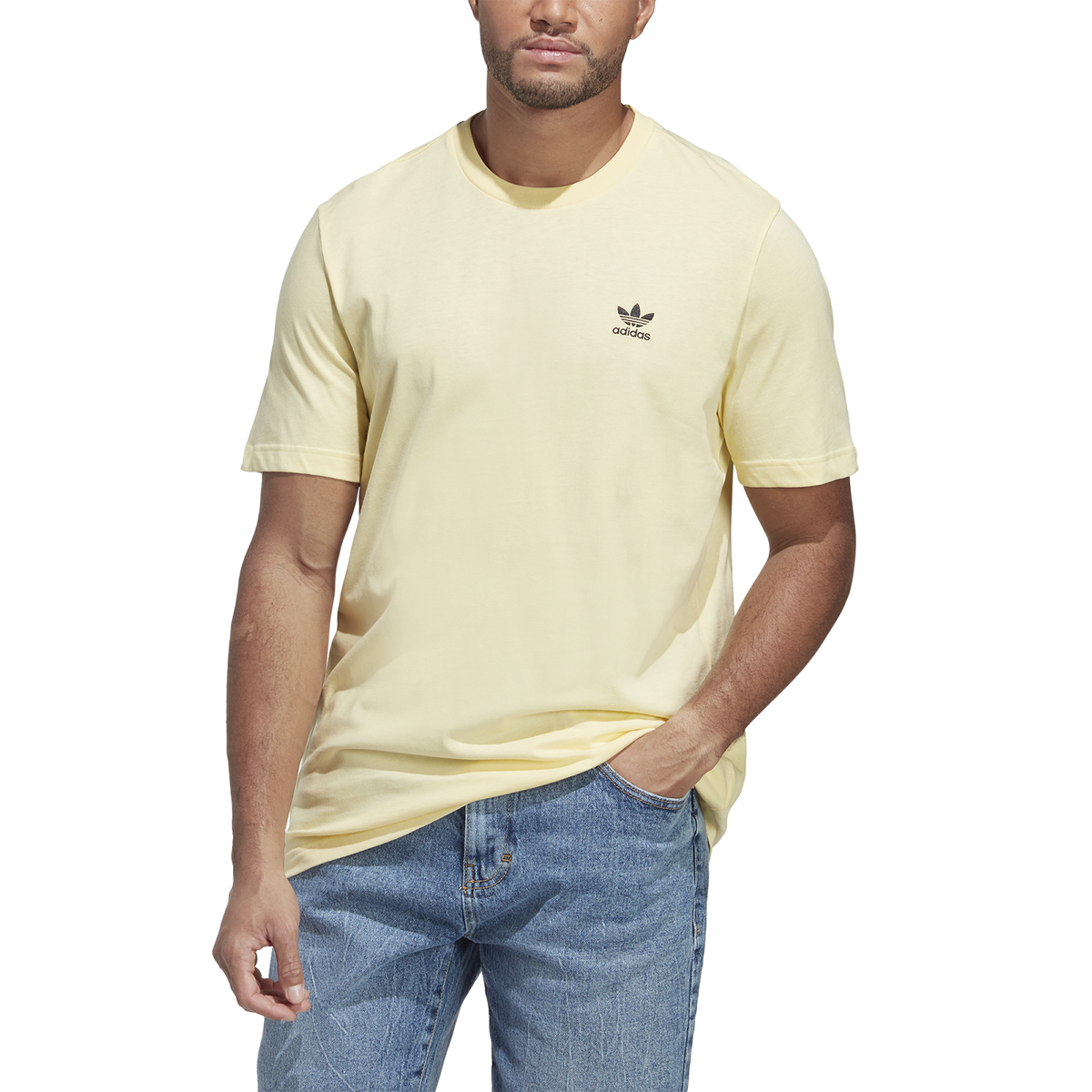 adidas-Originals-Trefoil-T-Shirt-Yellow