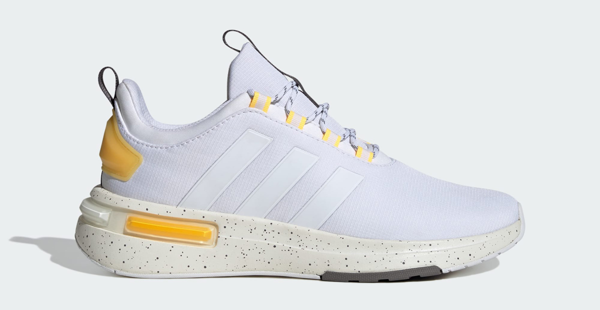 adidas Racer TR23 Shoes White Spark Yellow