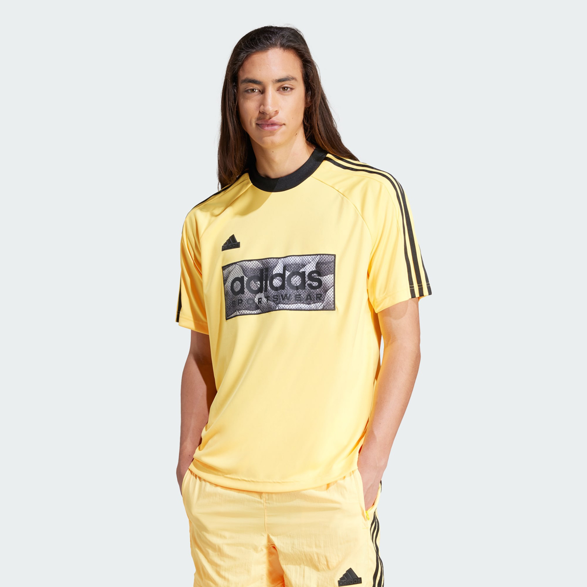 adidas Sportswear Tiro Mesh Jersey Shirt Spark Yellow