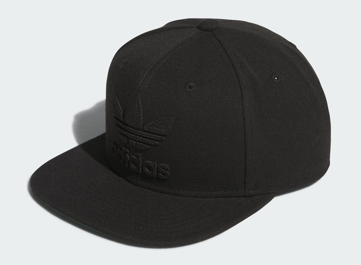 adidas Trefoil Chain Snapback Hat Black 2