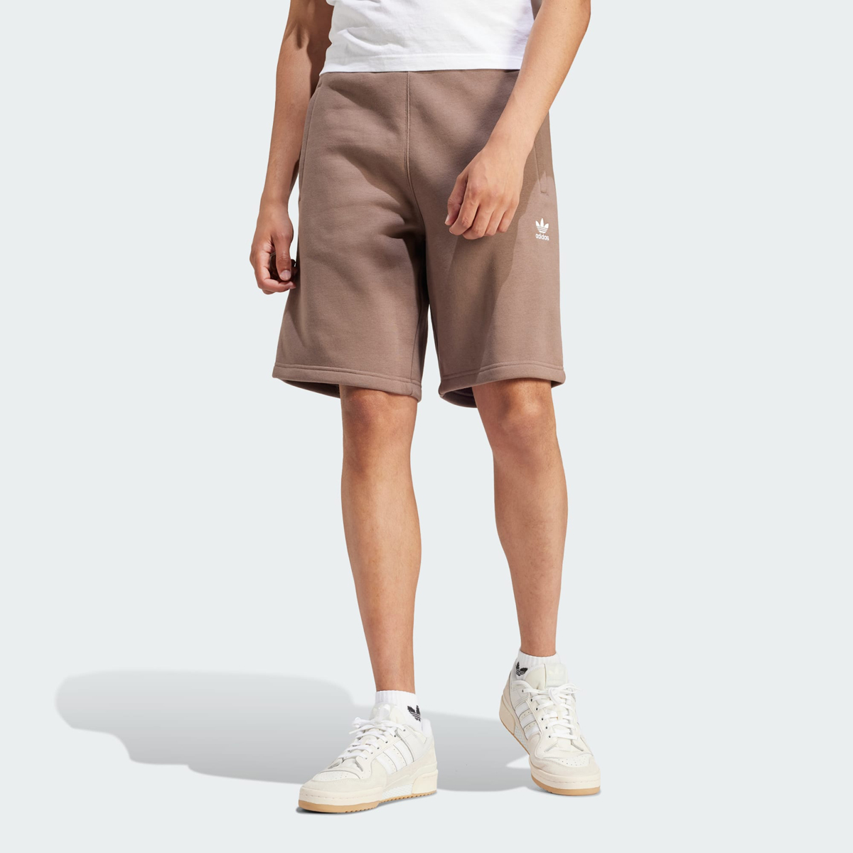 adidas-Trefoil-Essentials-Shorts-Brown-Earth-Strata
