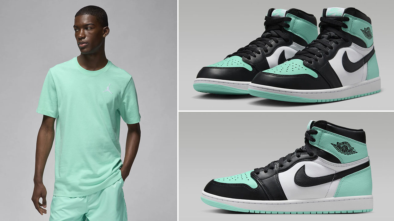 Air-Jordan-1-High-OG-Green-Glow-Shirt-Outfit