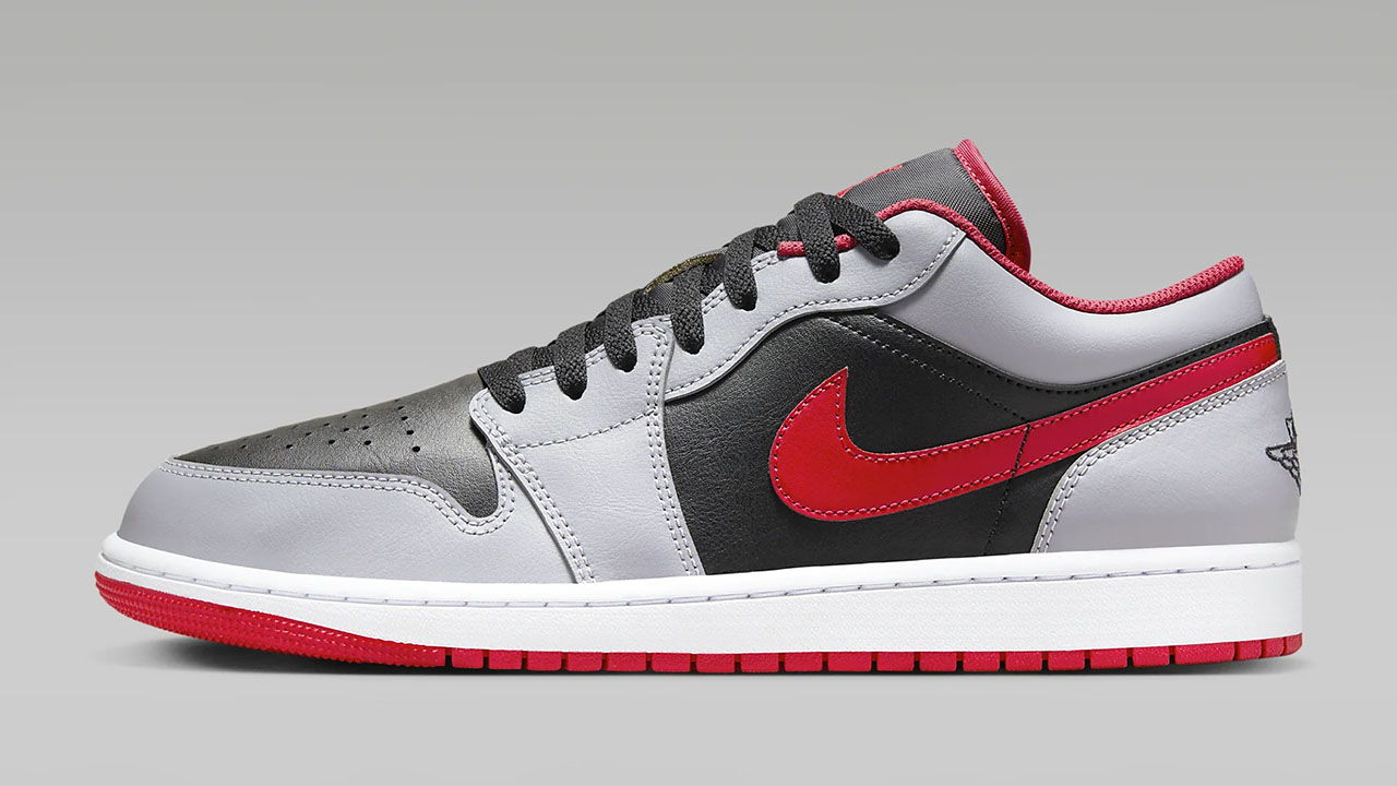 Air pullover jordan 1 Low Black Cement Grey Fire Red Release Date