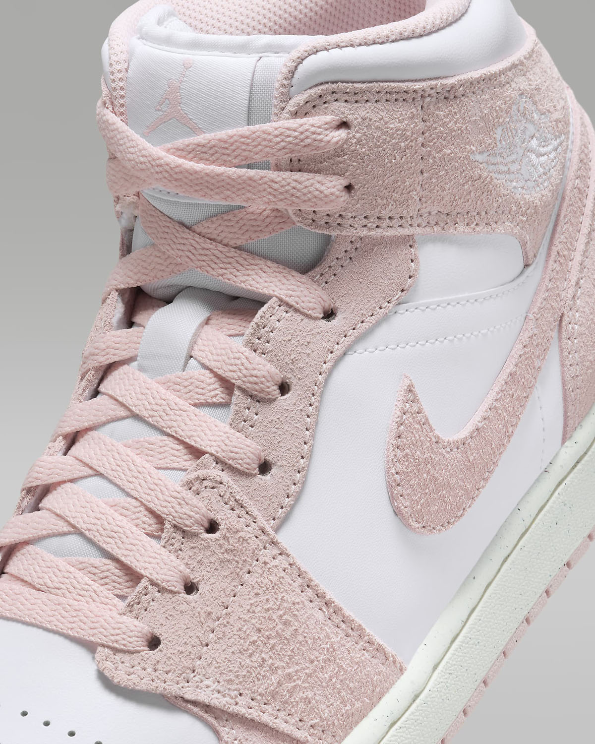that hit Foot Locker and other Jordan Brand retailers tomorrow SE Legend Pink Suede 7