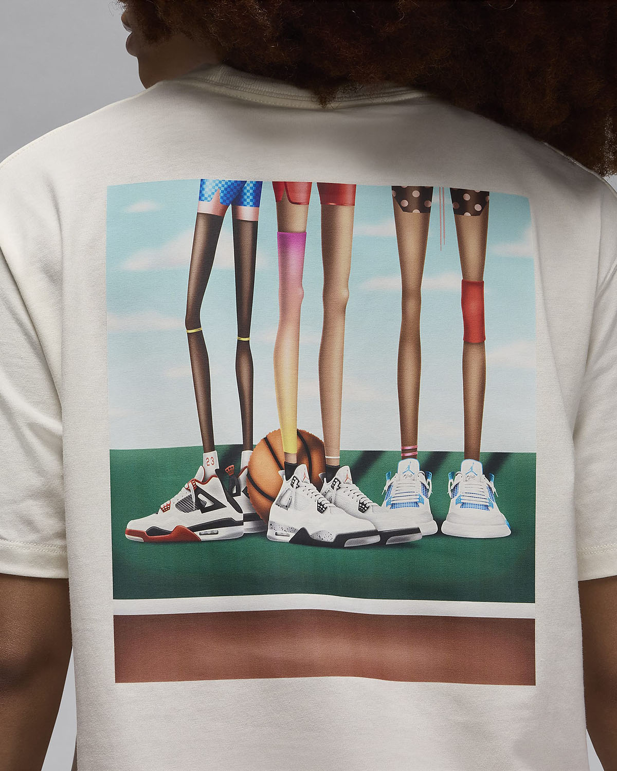 Jordan Artist Series Darien Birks Womens T Shirt Sail 4