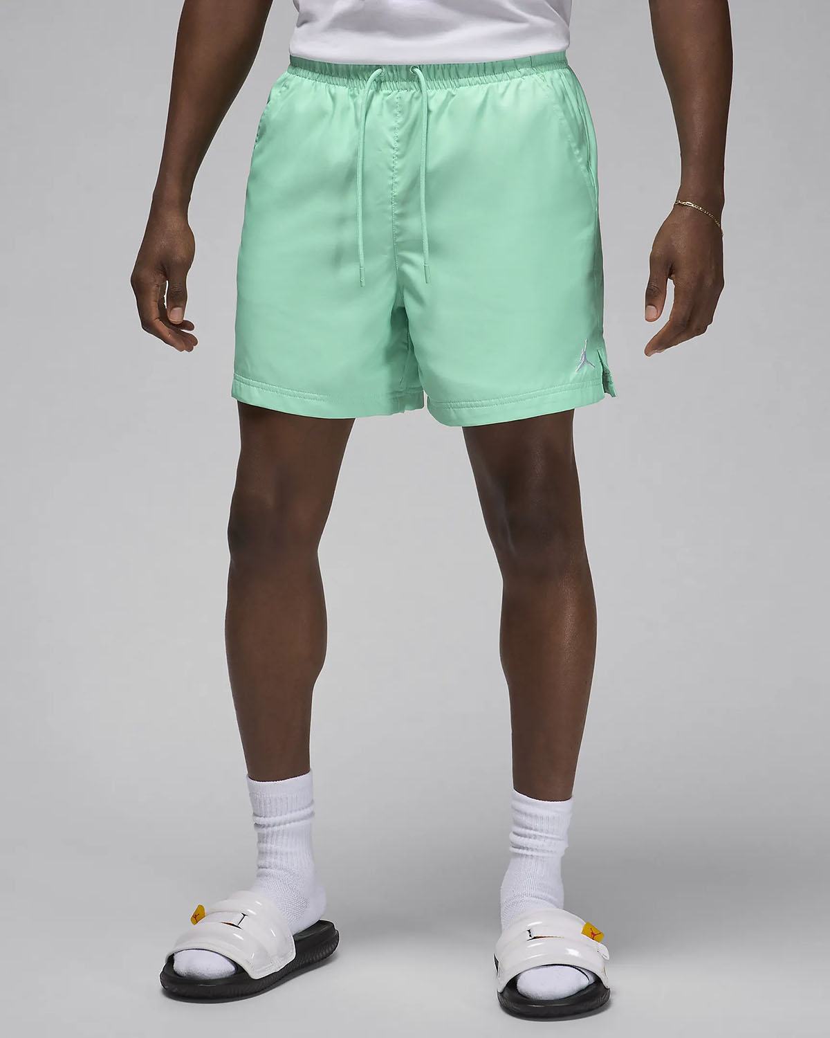 Jordan Essentials 5 Inch Poolside Shorts Emerald Rise