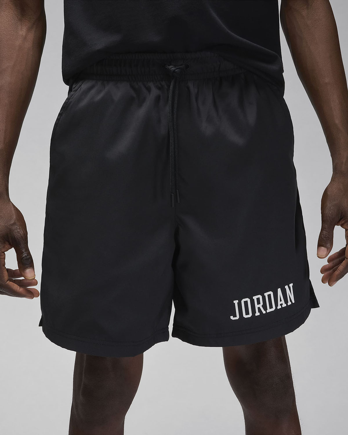 Jordan Essentials Poolside Shorts Black White 2
