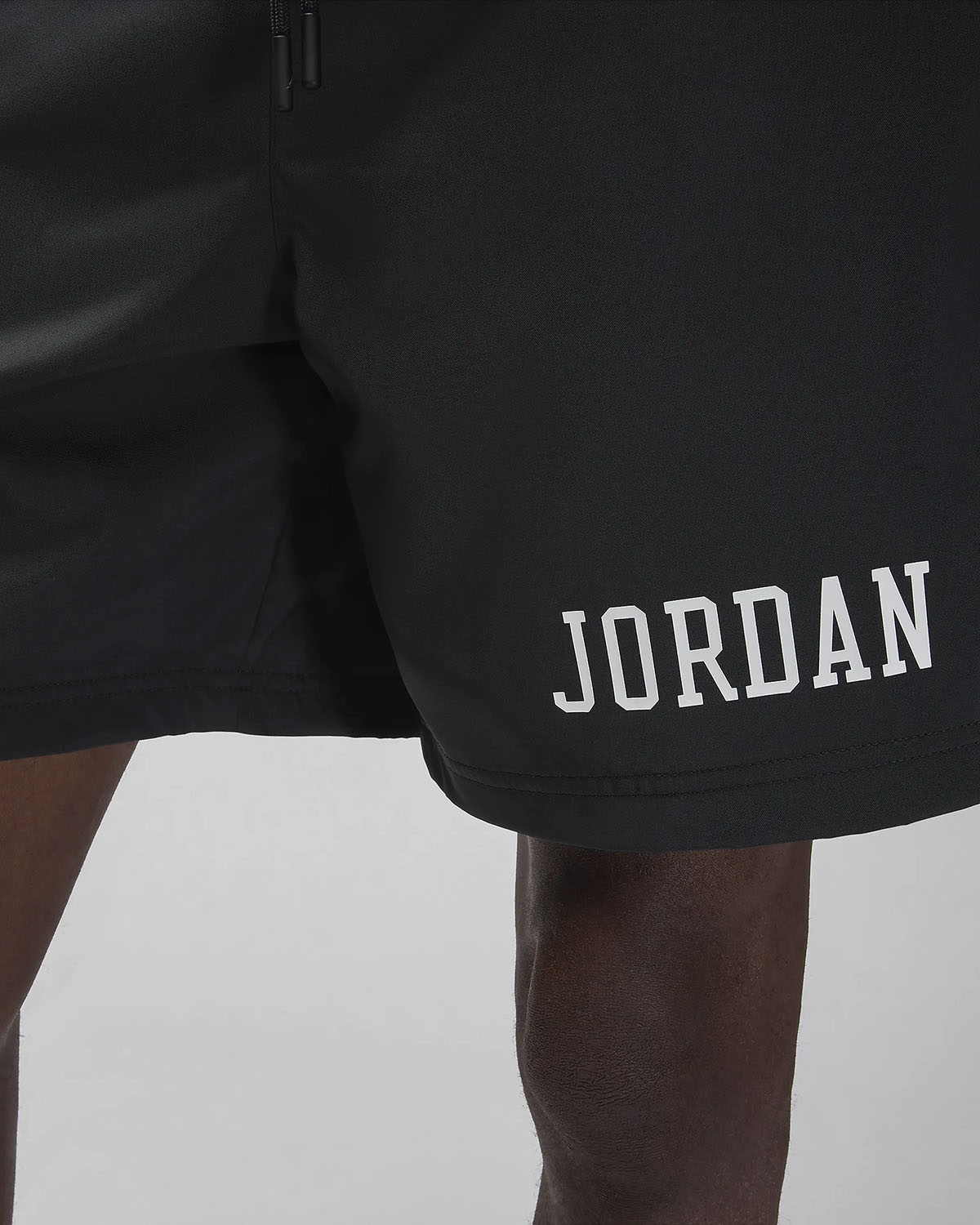 Jordan Essentials Poolside Shorts Black White 3