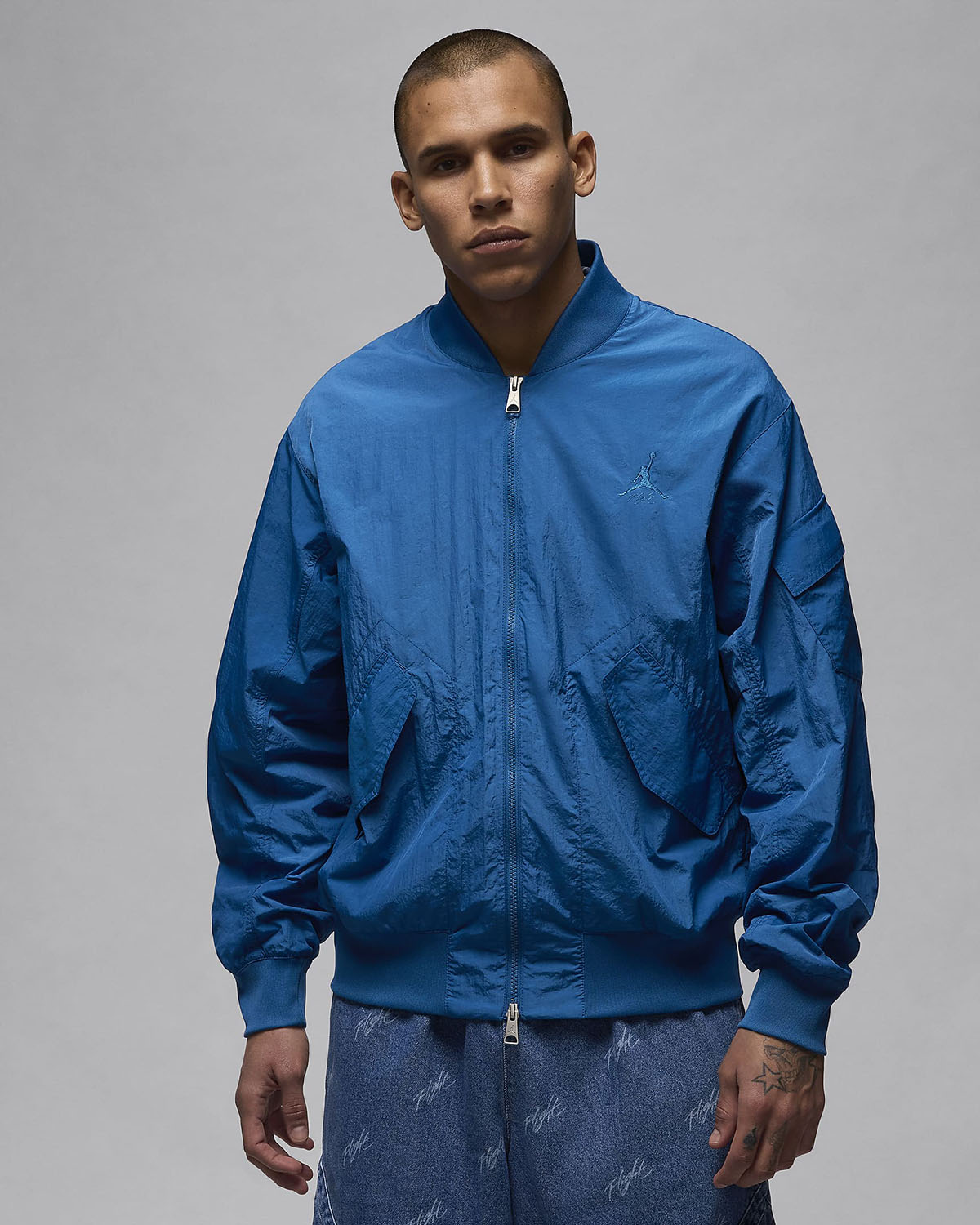 Jordan Essentials Renegade Jacket Industrial Blue 1