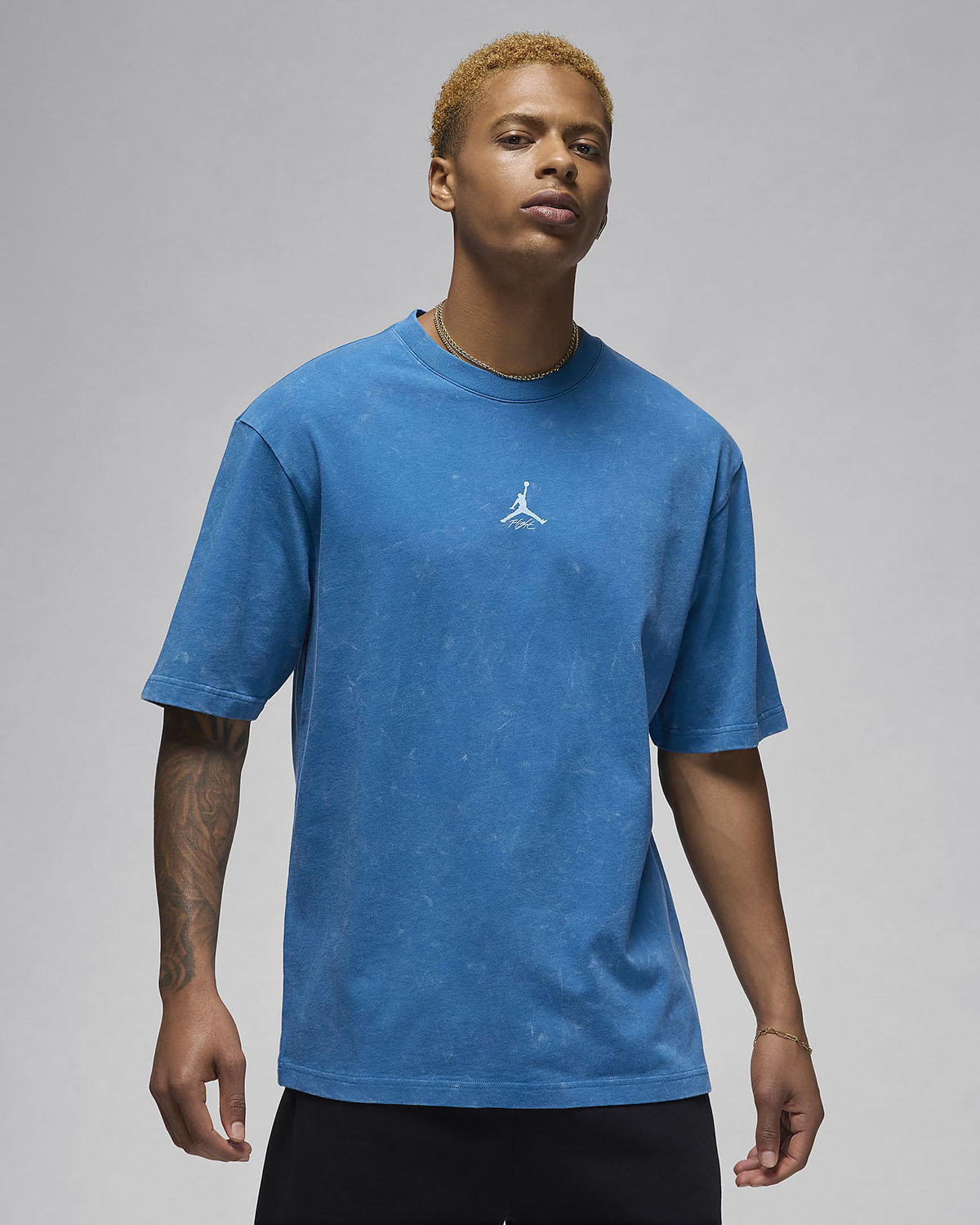 Jordan Flight Essentials Washed T Shirt Industrial Blue 1