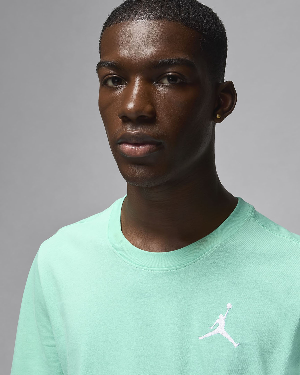 Jordan Jumpman Embroidered T Shirt Emerald Rise Green Glow 2