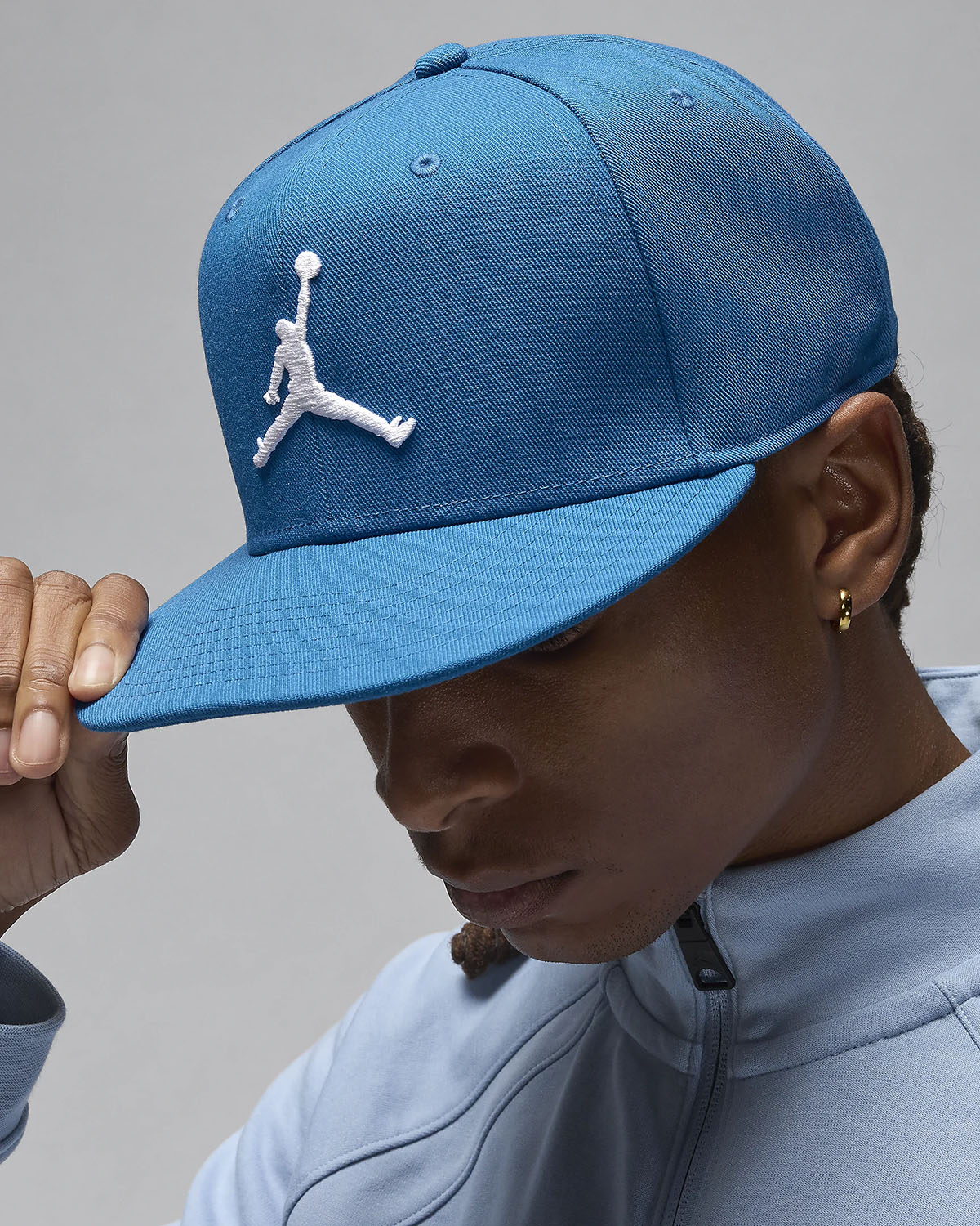 Jordan Jumpman Pro Snapback Hat Industrial Blue 4