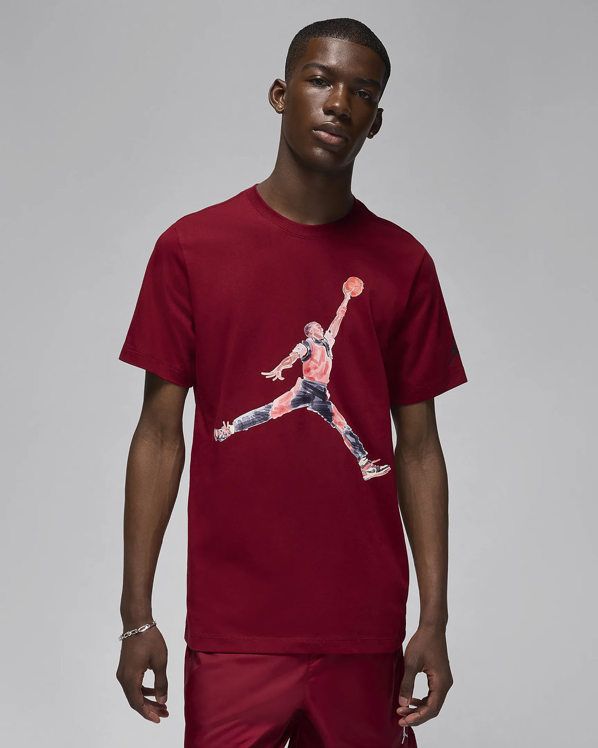 Jordan Year Jumpman T Shirt Team Red 1
