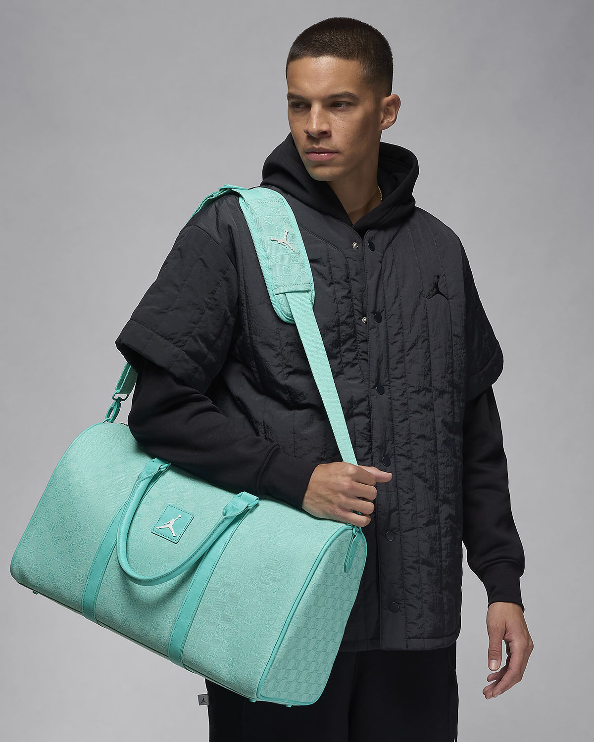 Jordan Monogram Duffle Bag Emerald Rise