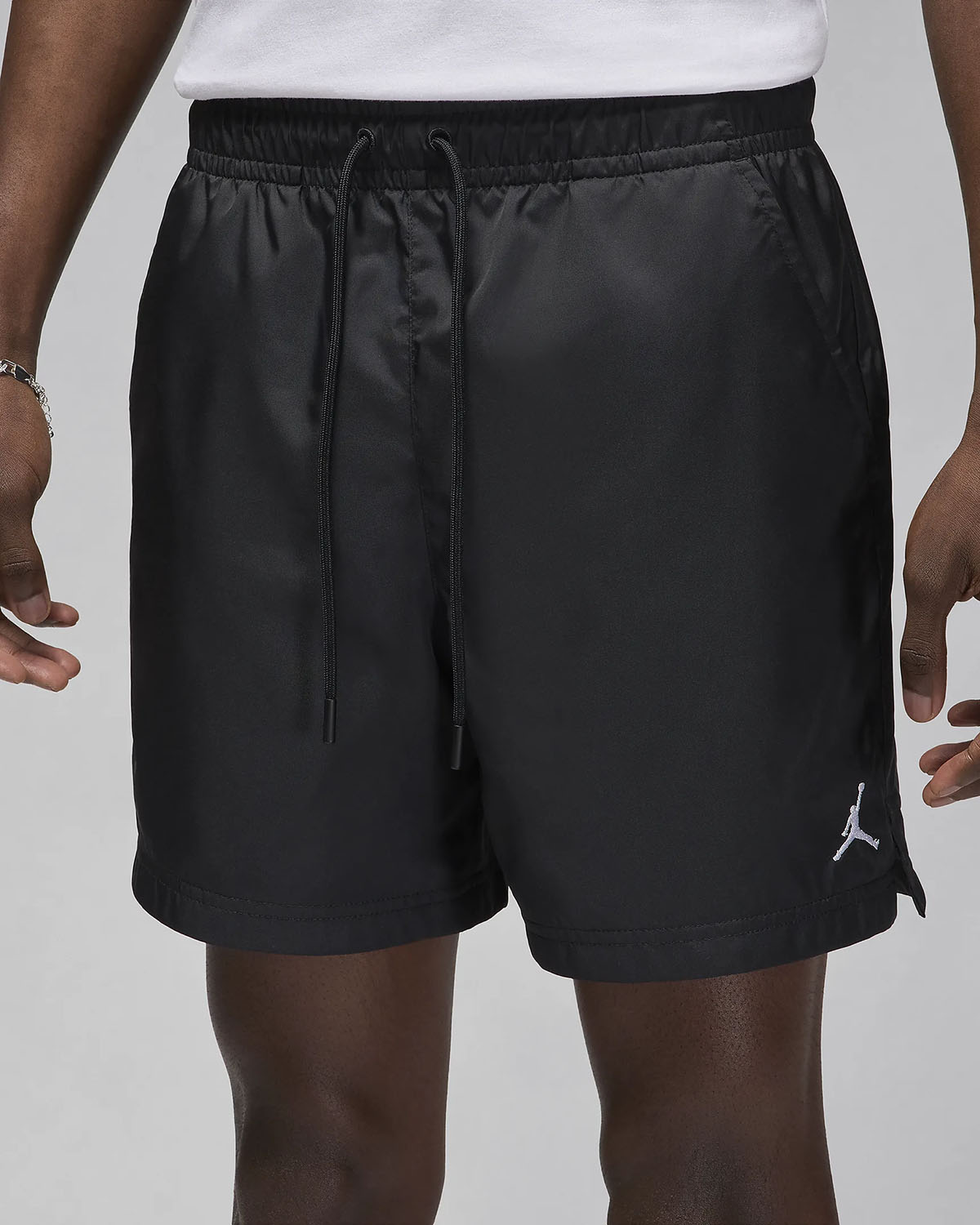 Jordan Poolside Shorts Black White 2
