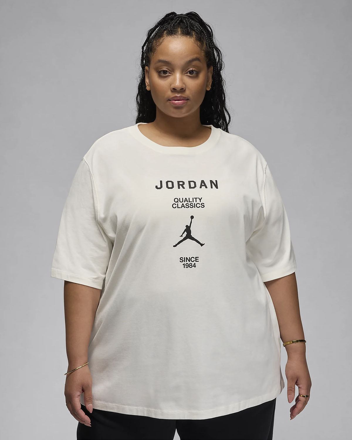 Jordan Womens Girlfriend T Shirt Plus Size Sail