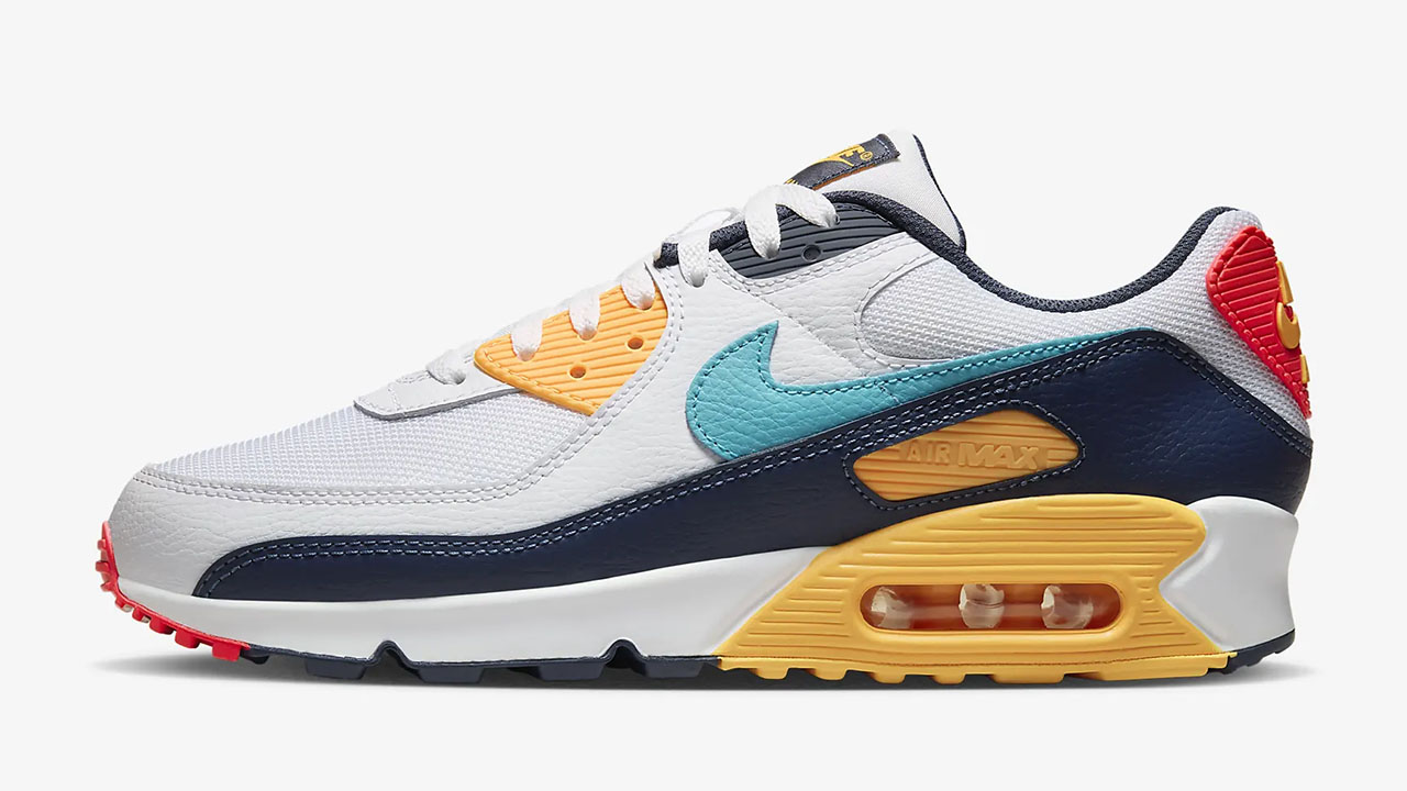 Nike Air Max 90 White Thunder Blue Dusty Cactus Release Date