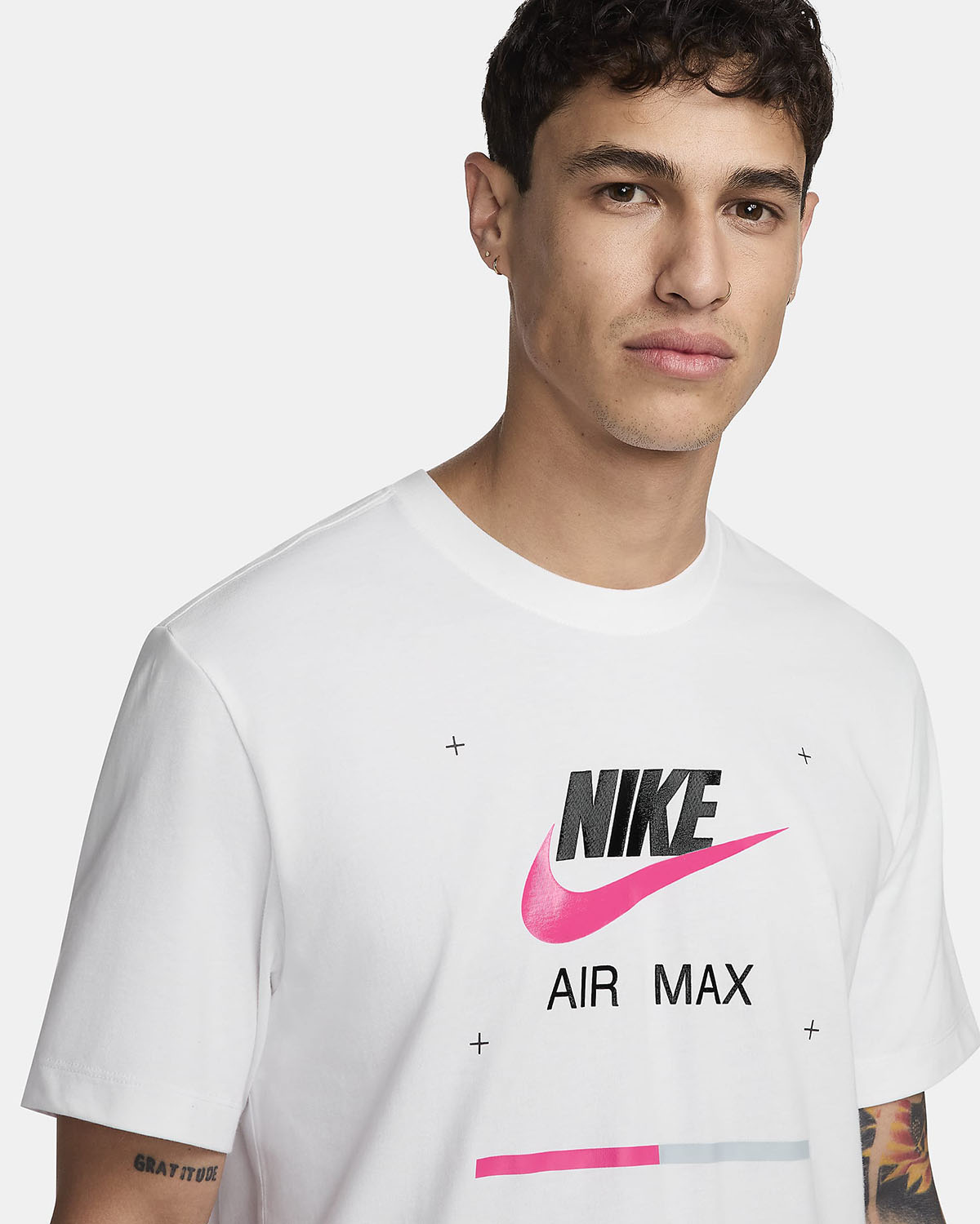 Nike Air Max T Shirt White Playful Pink 2