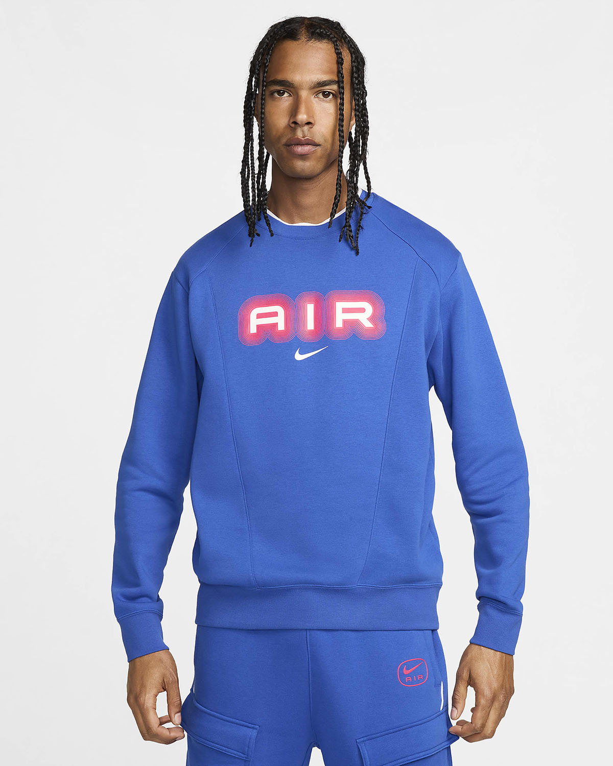 Nike Air Sweatshirt Game Royal Hyper Pink
