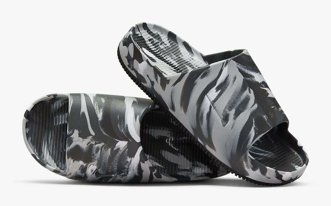 Nike Calm SE Marble Slides Black