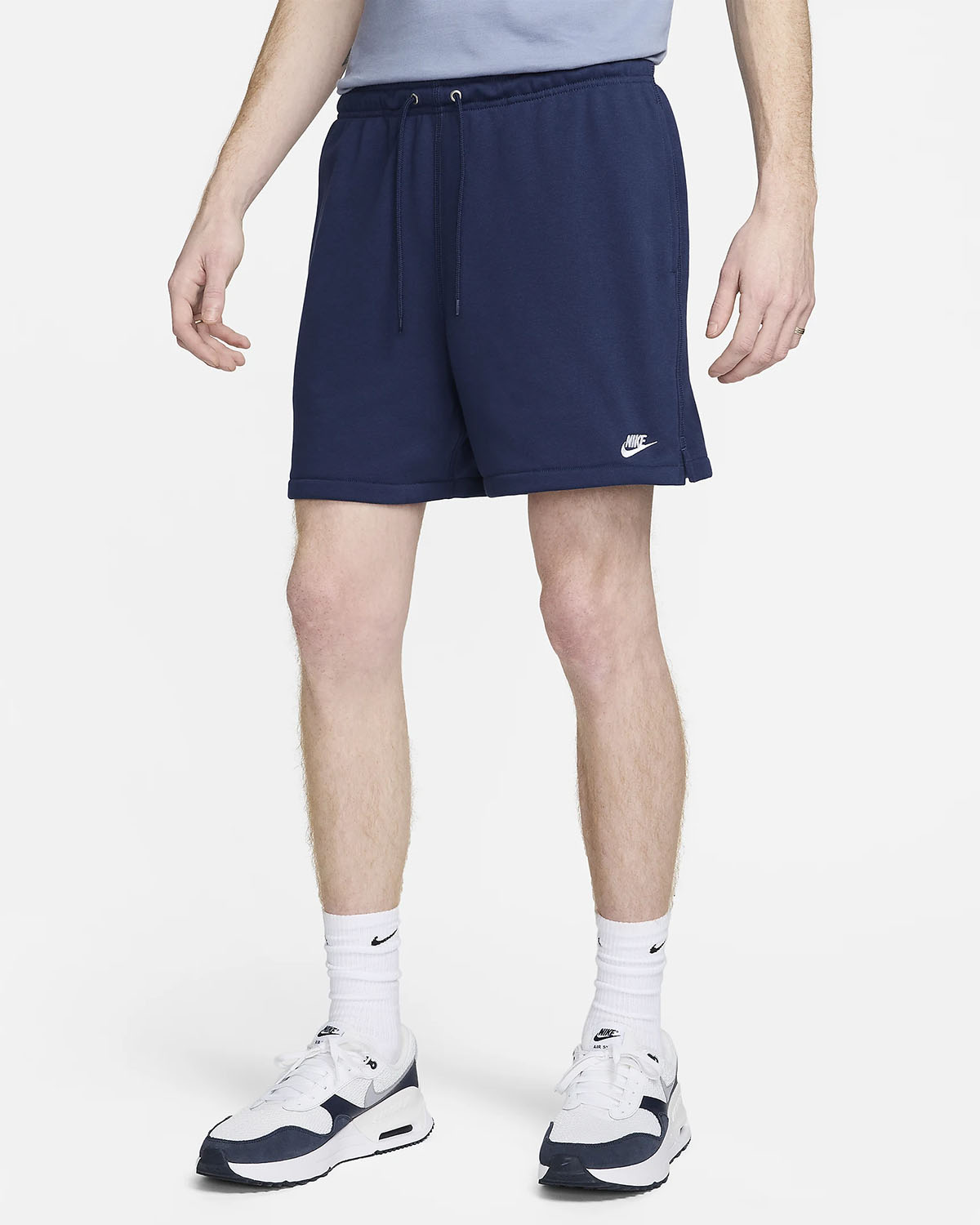 Nike Club French Terry Flow Shorts Midnight Navy