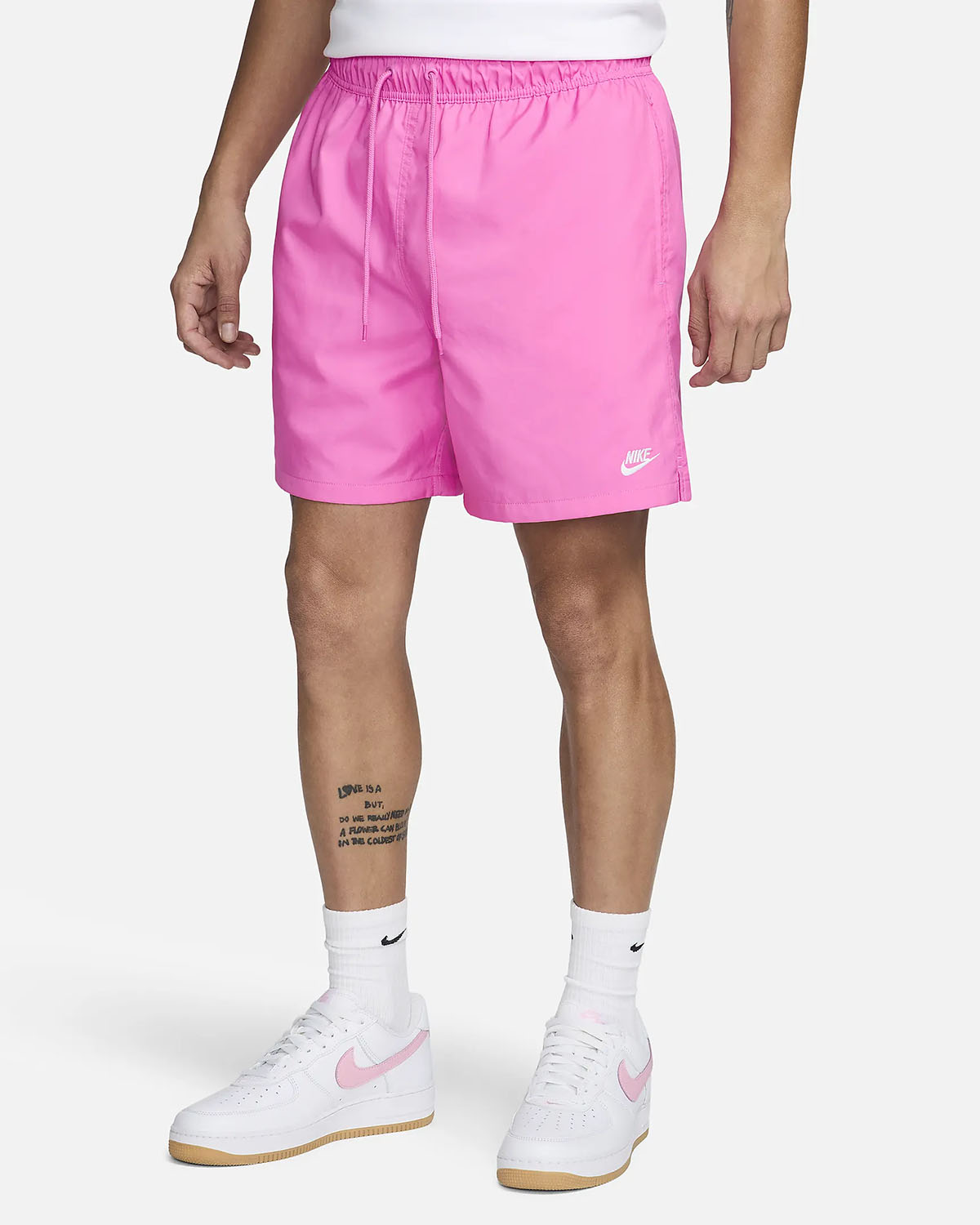 Nike Club Woven Flow Shorts Playful Pink