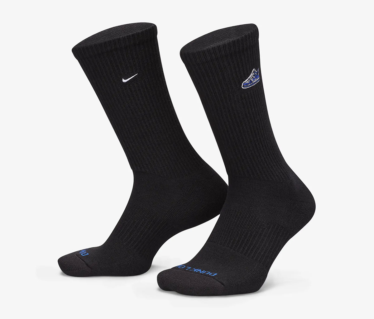 Nike Dunk Low Concord Socks Black 1