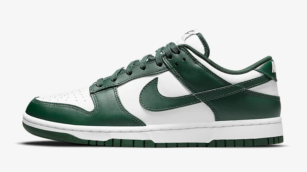 Nike Dunk Low Michigan State. Varsity Green Release Date