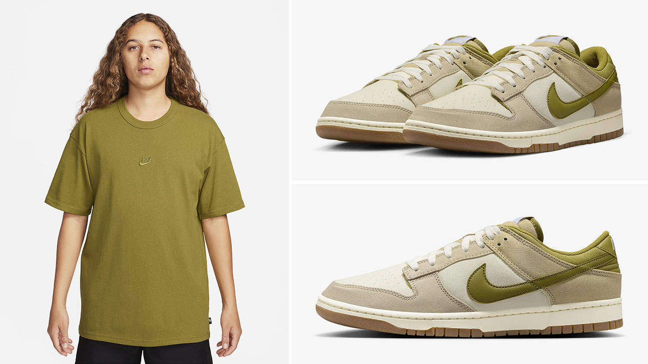 Nike Dunk Low Sail Pacific Moss Shirt Outfit