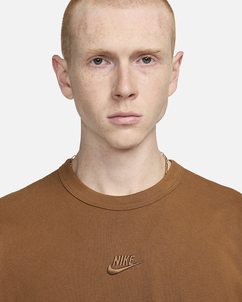 Nike Sportswear Premium Essentials T Shirt Light British Tan 2