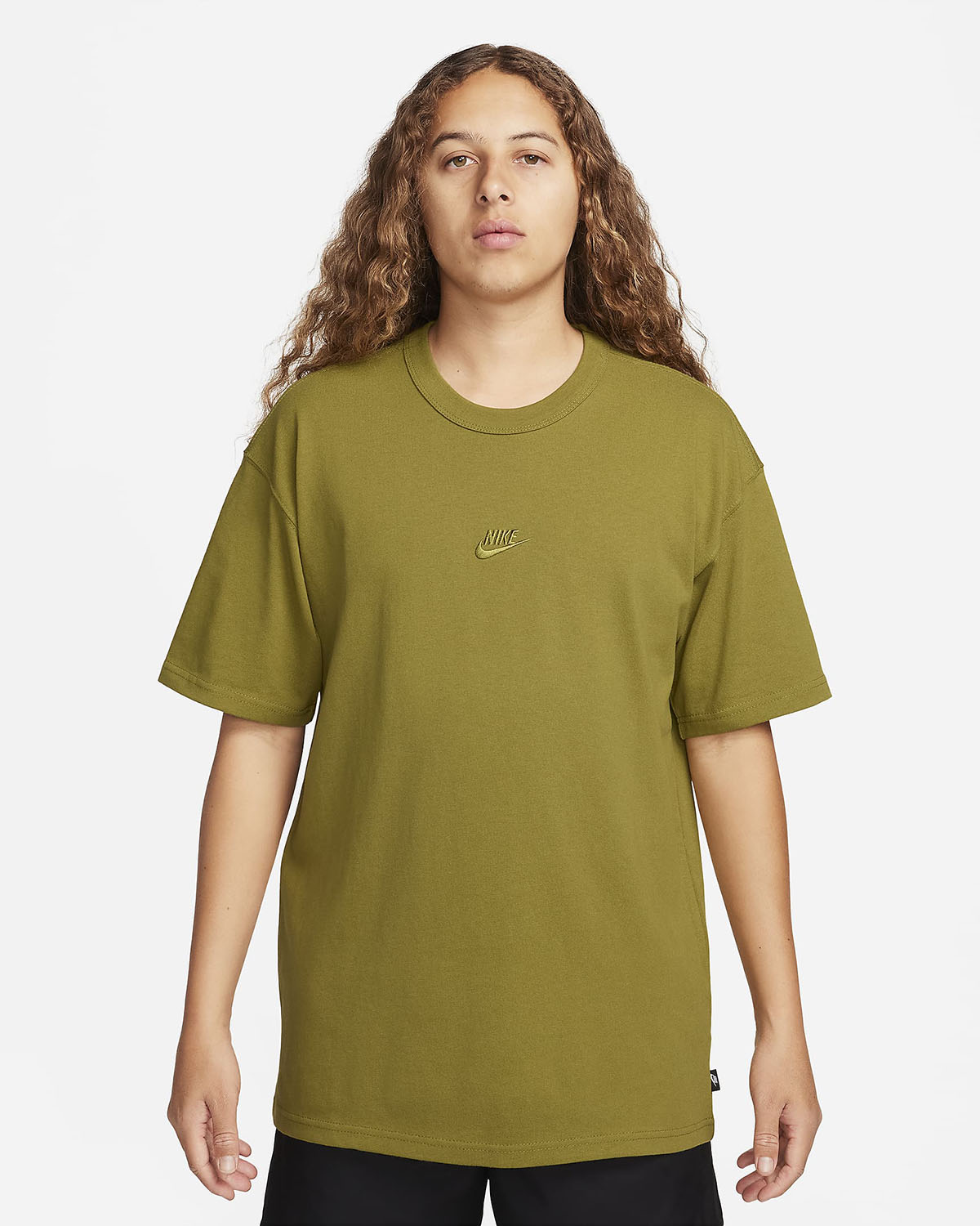 Nike Sportswear Premium Essentials T Shirt Pacific Moss 1