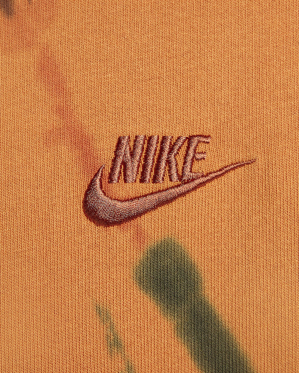 Nike Sportswear Premium Essentials Tie Dye T Shirt Monarch Orange 4