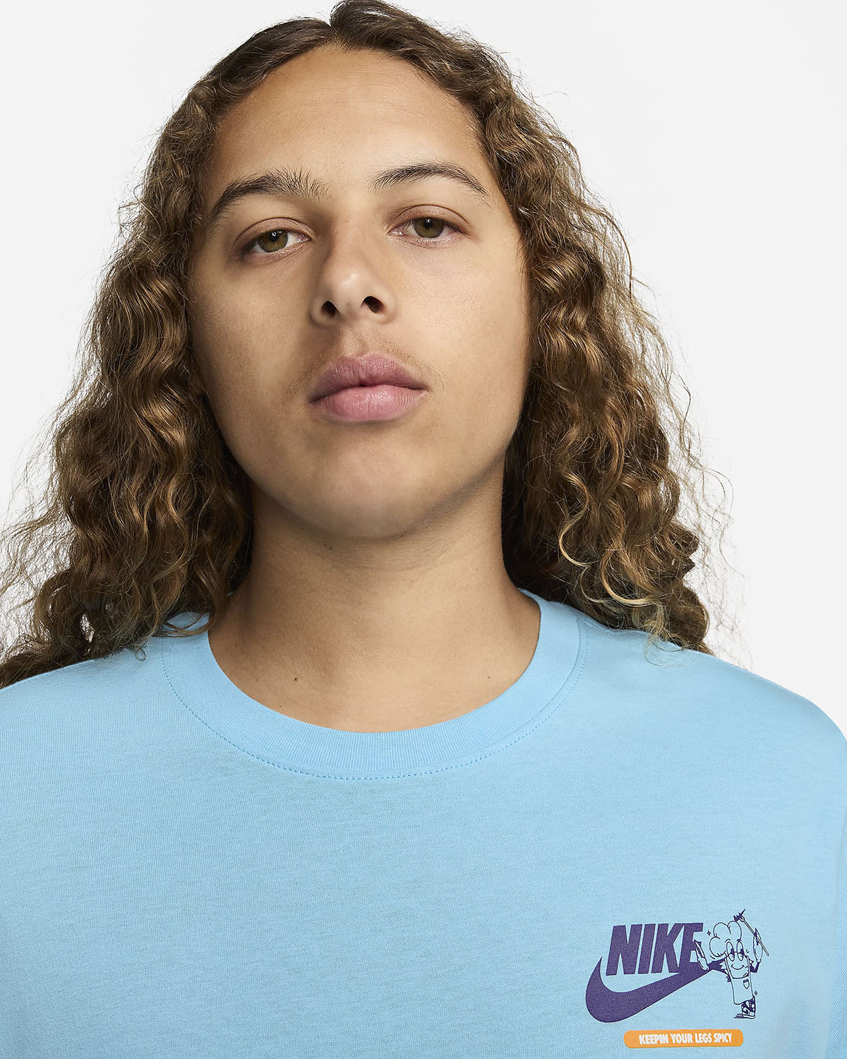 Nike Sportswear T Shirt Aquarius Blue 3