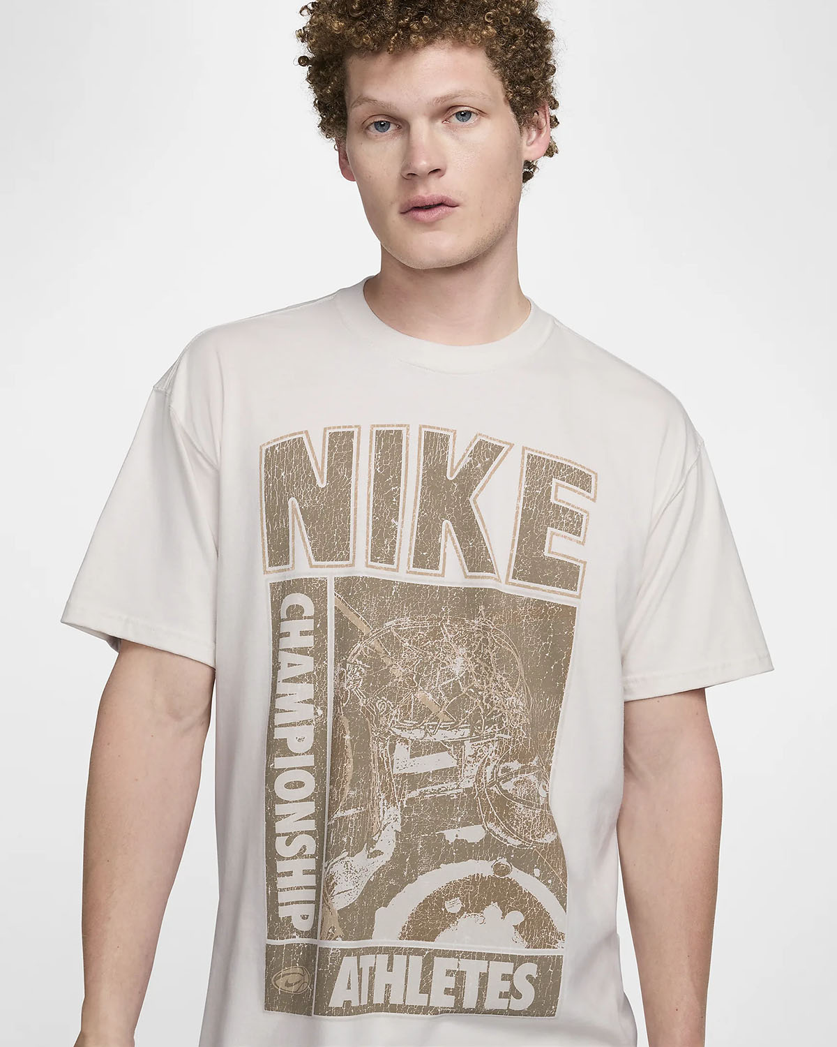 Nike Sportswear T Shirt Phantom Khaki 2