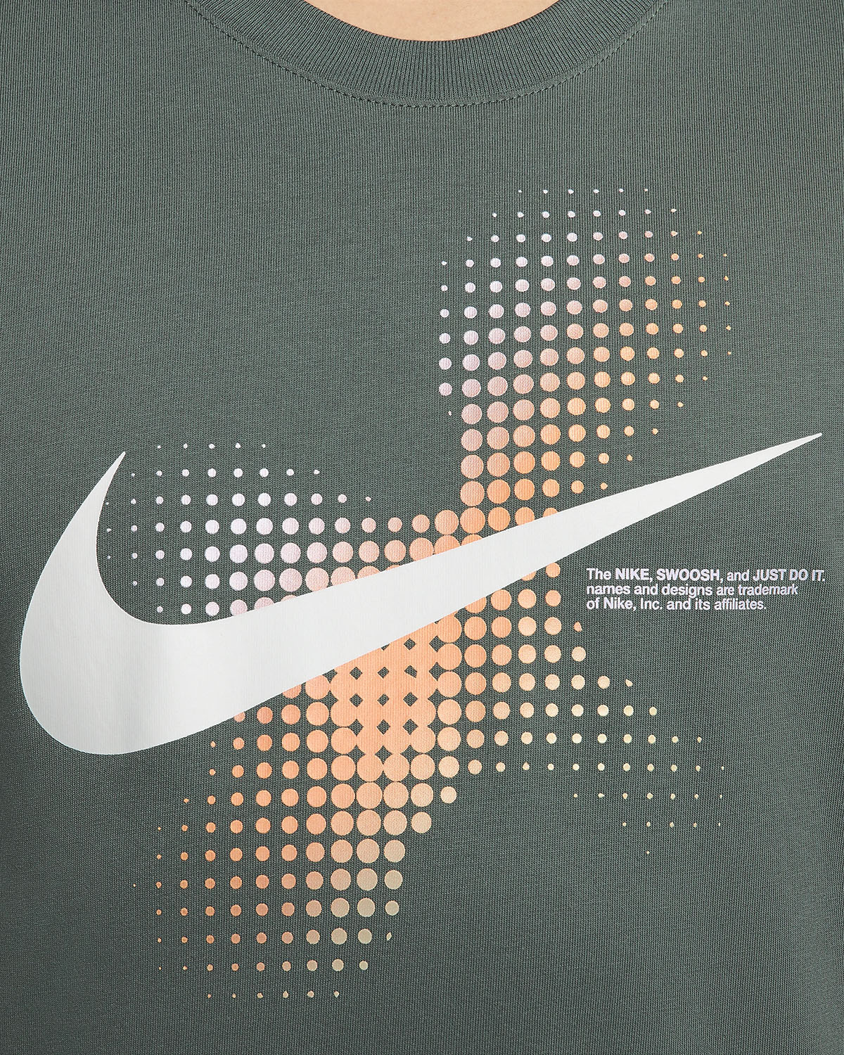 Nike Sportswear T Shirt Vintage Green 2