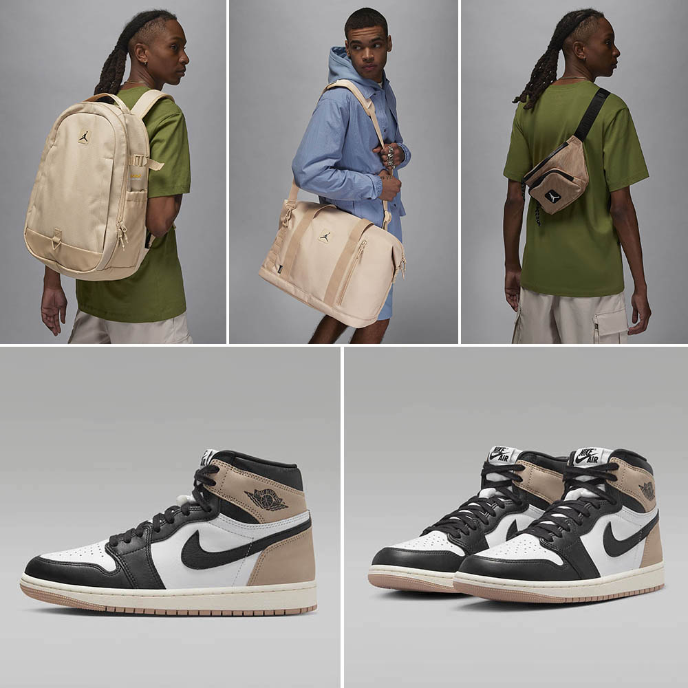 Air Jordan 1 High OG Latte Bags Backpack