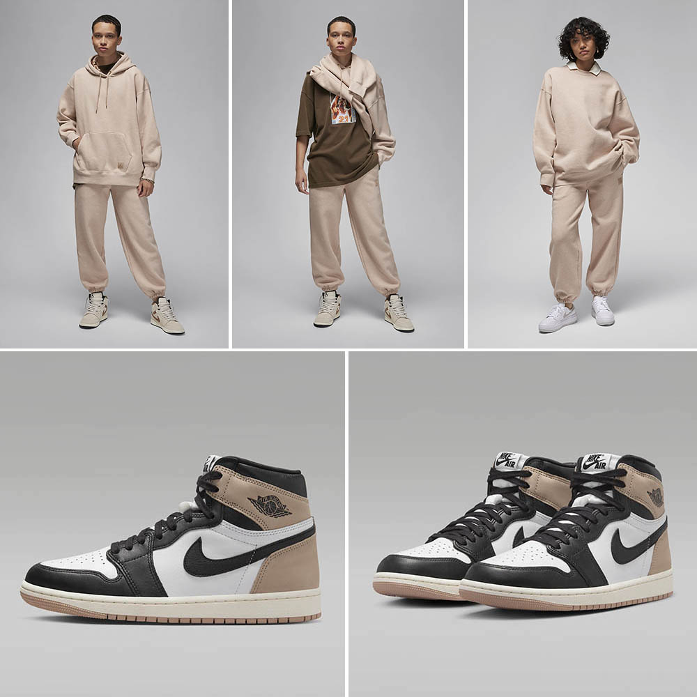 Air Jordan 1 High OG Latte Womens Outfits 2