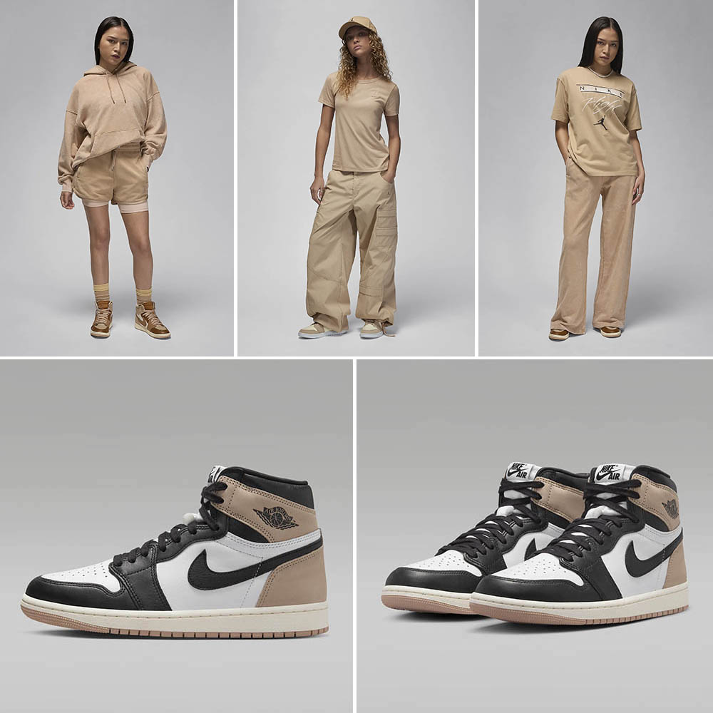 Air Jordan 1 High OG Latte Womens Outfits