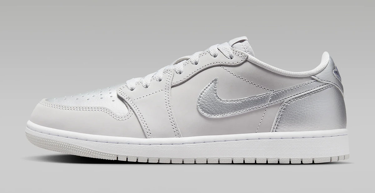 Air Jordan 1 Low OG Metallic Silver 2