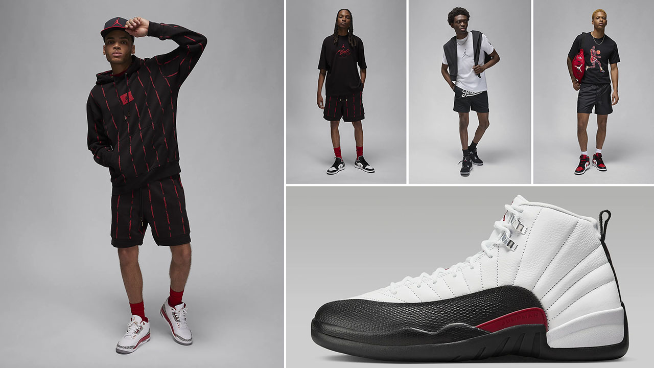 jordan brand is calling this bordeaux camo Red Taxi Flip Outfits Shirts Hats Clothing