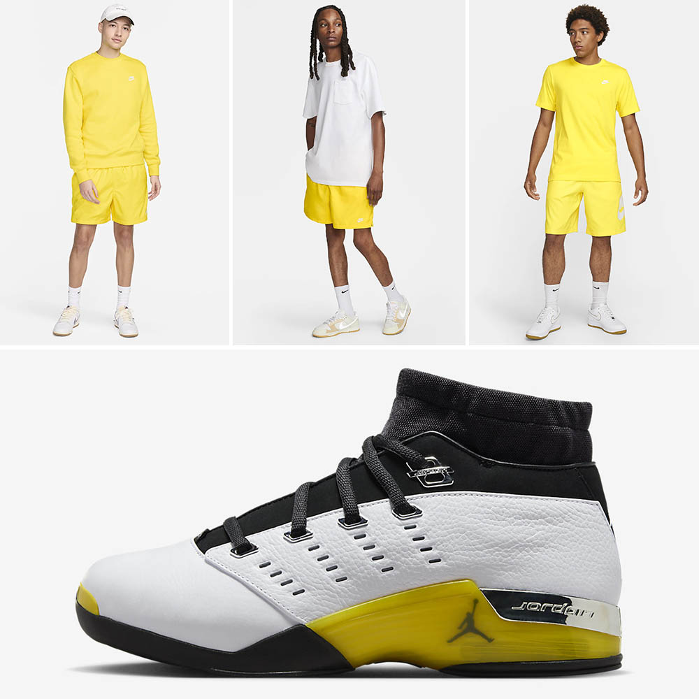 Air Jordan 17 Low Lightning 2024 Outfits 1