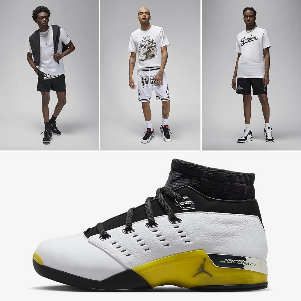 Air Jordan 17 Low Lightning 2024 Outfits 2